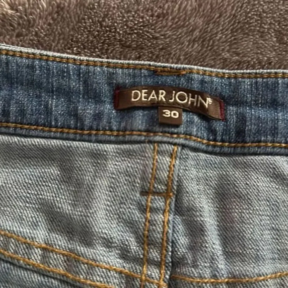 Dear John Denim Mini Skirt Size 29 - Picture 3 of 4